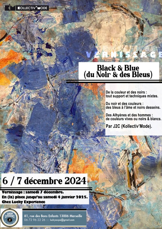 Black & Blue (Du Noir & Des Bleus) / Exposition / Rétrospective Black & Blue (Du Noir & Des Bleus) / Exposition / Rétrospective